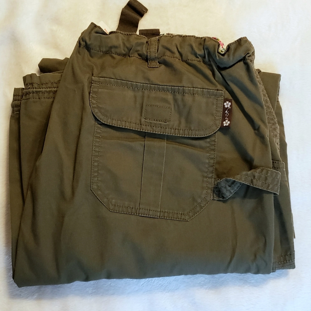 Koi olive green lindsey pants